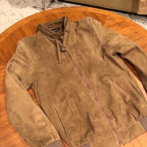 Rafael suede bomber jacket